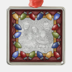 WeihnachtsFotoverzierung Ornament Aus Metall