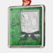 WeihnachtsFotoverzierung Ornament Aus Metall (Links)