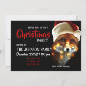 Weihnachtsfox. Einladung (Vorderseite)