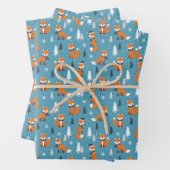 Weihnachtsfox Geschenkpapier Set (Beispiel)