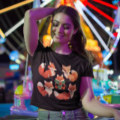 Weihnachtsfox - Gruppe Niedlicher Füchse T-Shirt