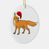WeihnachtsFox Keramikornament (Rechts)