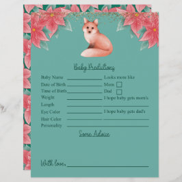 Weihnachtsfox Kinderdusche Vorhersagen und Ratschl