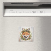 Weihnachtsfox Magnet (In Situ (Geschirrspüler))