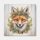 Weihnachtsfox Magnet (Vorne)