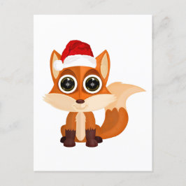 Weihnachtsfox Postkarte