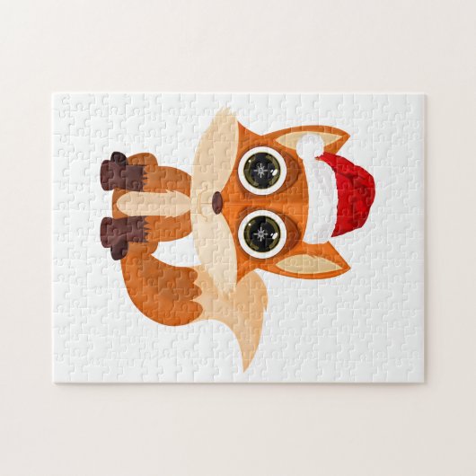 Weihnachtsfox Puzzle (Horizontal)