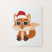 Weihnachtsfox Puzzle (Vertikal)