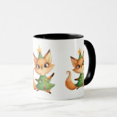 Weihnachtsfox Tasse (VorderseiteRechts)