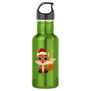 Weihnachtsfox Trinkflasche