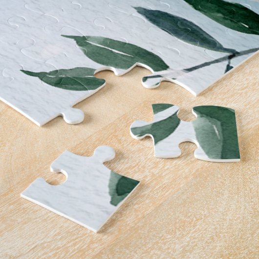 Weihnachtsfoxschneewald Puzzle (Seite)