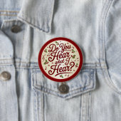Weihnachtsfrage-Button Button (Beispiel)