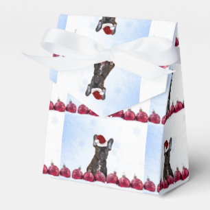 Weihnachtsfranzösische Bulldogge Geschenkschachtel