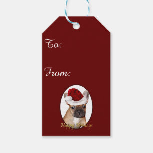 Weihnachtsfranzösische Geschenkanhänger