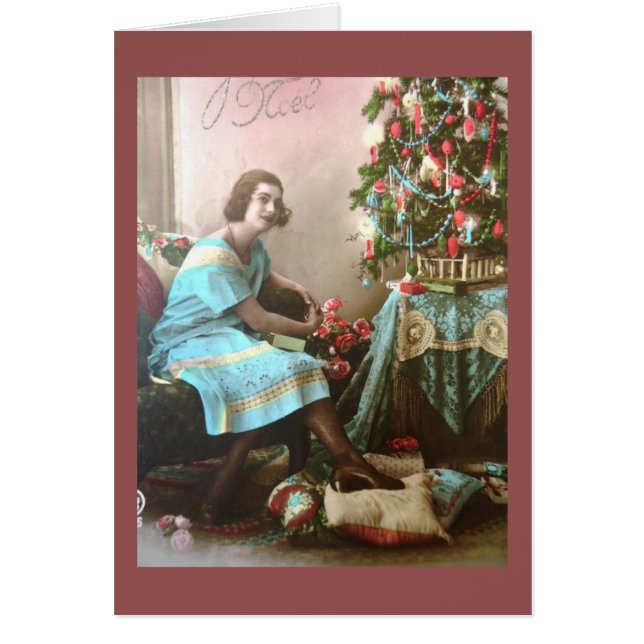 Weihnachtsfrau im viktorianischen Stil (Vorne)