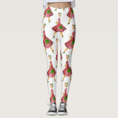 Weihnachtsfrau Leggings (Vorderseite)