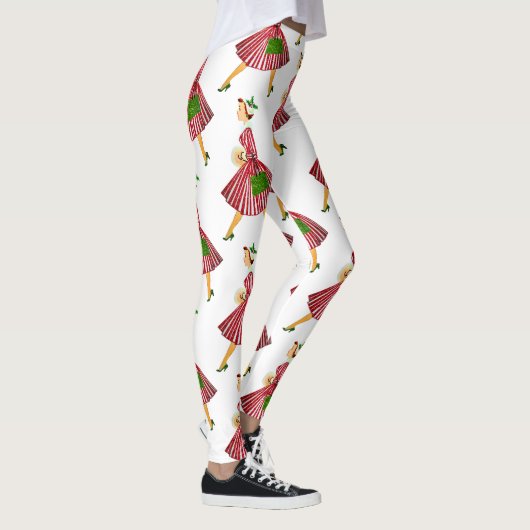 Weihnachtsfrau Leggings (Rechts)