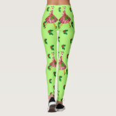 Weihnachtsfrau Leggings (Rückseite)