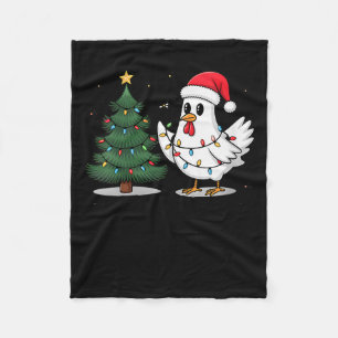 Weihnachtsfrau Merry Chick-mas Ultrygeist Lustiges Fleecedecke