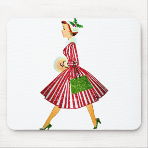 Weihnachtsfrau Mousepad