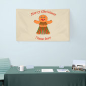 Weihnachtsfrau Party Gingerbread Banner (Messeveranstaltung)
