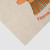 Weihnachtsfrau Party Gingerbread Seidenpapier (Ausschnitt)