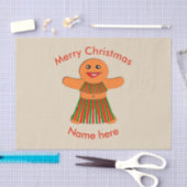 Weihnachtsfrau Party Gingerbread Seidenpapier (Handwerk)