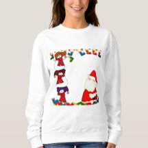 Weihnachtsfrauen Langschläfchen Shirt