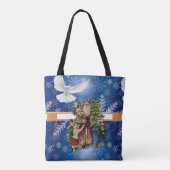 Weihnachtsfrauen, Vintag Tasche (Rückseite)
