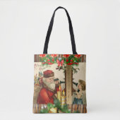 Weihnachtsfrauen, Vintag Tasche (Vorderseite)