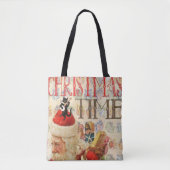 Weihnachtsfrauen, Vintag Tasche (Vorderseite)