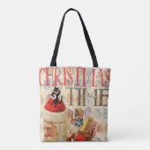 Weihnachtsfrauen, Vintag Tasche (Rückseite)