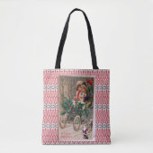 Weihnachtsfrauen, Vintag Tasche (Vorderseite)