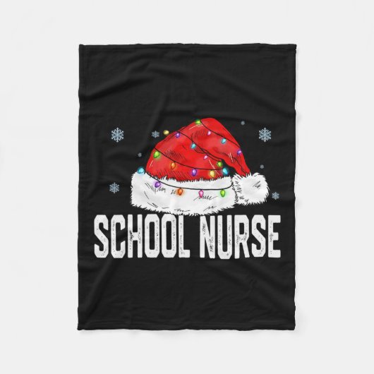 Weihnachtsfrauenfamilie - Schulkrankenhaus Fleecedecke (Vorderseite)