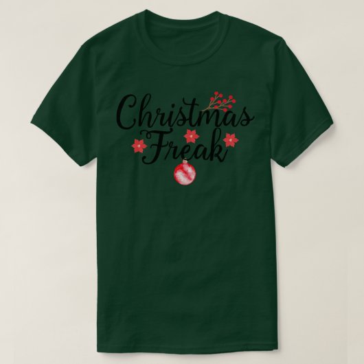 Weihnachtsfreak T-Shirt (Design vorne)