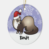 Weihnachtsfrettchen (addieren Sie Ihren Keramikornament (Links)