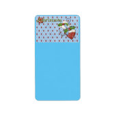 Weihnachtsfreude Adressaufkleber (Vorne)