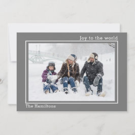 Weihnachtsfreude an der Personalisierten Karte des