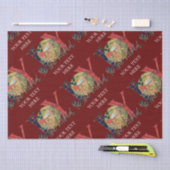 Weihnachtsfreude an der Weltkrippe  Seidenpapier (Handwerk)