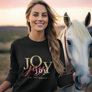 Weihnachtsfreude an der Welttypografie Tri-Blend Shirt