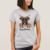 Weihnachtsfreude Boxer  T-Shirt (Vorderseite)