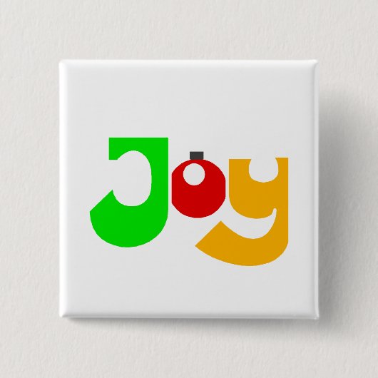 Weihnachtsfreude Button (Vorderseite)