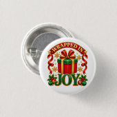 Weihnachtsfreude Button (Vorne & Hinten)