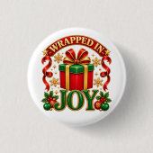 Weihnachtsfreude Button (Vorderseite)