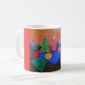 Weihnachtsfreude Classic-Mug Kaffeetasse (Vorderseite Links)