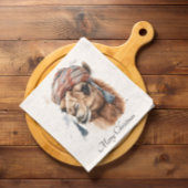 Weihnachtsfreude der Wüste, Brauch Serviette