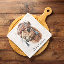 Weihnachtsfreude der Wüste, Brauch Serviette