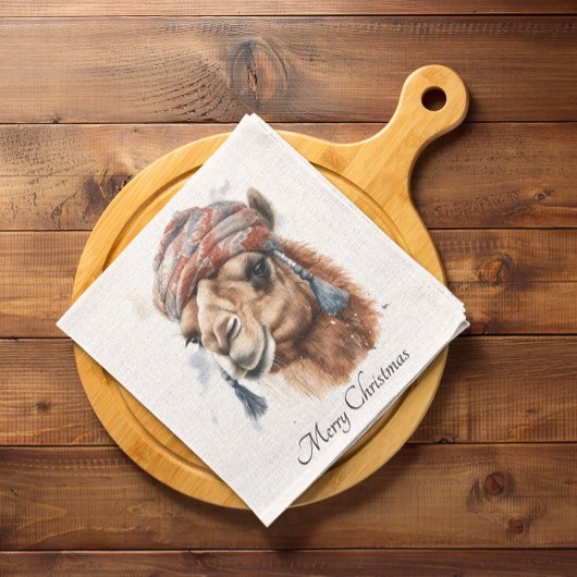 Weihnachtsfreude der Wüste, Brauch Serviette