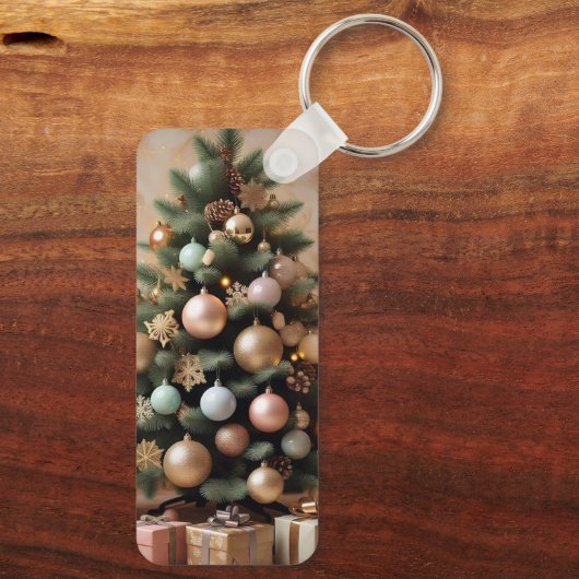 "Weihnachtsfreude entpackt" Schlüsselanhänger (Rückseite)