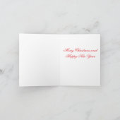 Weihnachtsfreude Feiertagskarte (Innenseite)